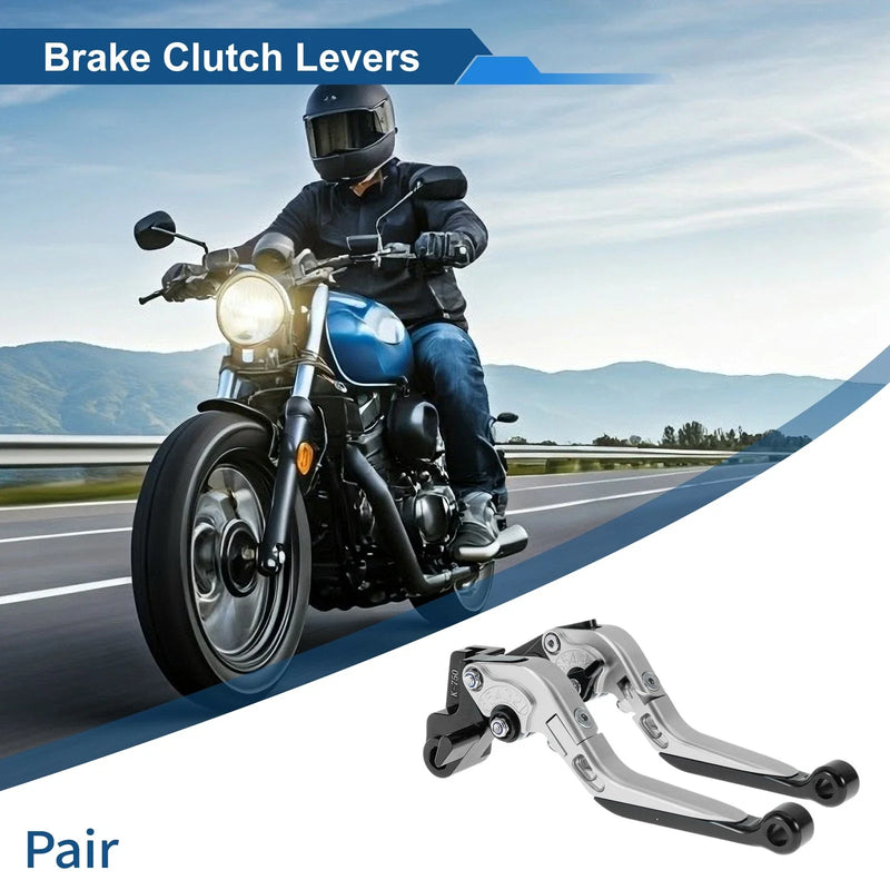 Kawasaki NINJA650R Brake Clutch Levers Adjustable Short Long (2009–2016)