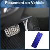 Subaru Forester Aluminum Alloy Blue Footrest Pedal Cover (2003-2005)