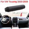 VW Touareg Black Leather Dashboard Cover Protector Pad Mat (2003–2009)