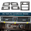 BMW 3 Series E90 E92 E93 AC Vent Sticker 5pcs (2005 - 2012)