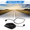 Motorcycle M10 / Rear View Mirrors / Prismatic Shape Handlebar Black Iron