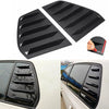 Golf 6 MK6 GTI R Side Window Louver Shutter Cover Gloss Black (2010–2014)