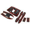 Toyota Hiace ABS Carbon Fiber Door Handle & Bowl Cup Cover (2005-2023)