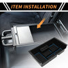 Chevy Silverado 1500 for GMC Black Blue Center Console Organizer Tray