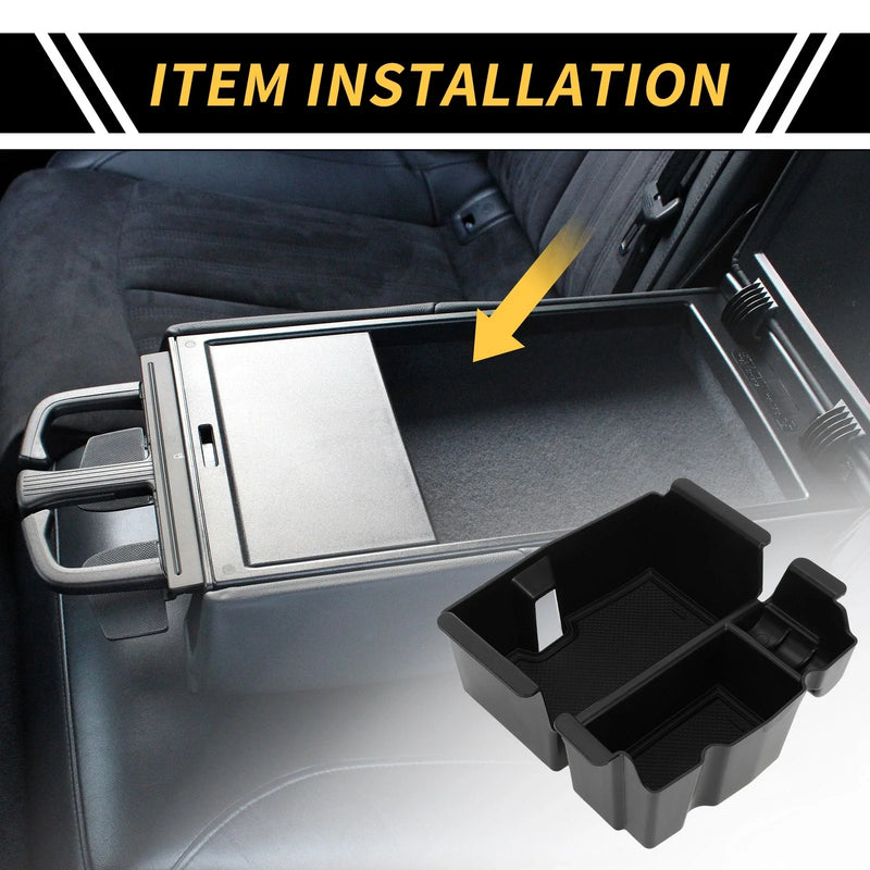 Jeep Wrangler JL JLU (2018-2022) Black Center Console Organizer Tray