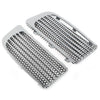 Harley Touring Chrome Lower Fairing Radiator Grills (2014-2020)