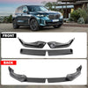 BMW X5 G05 M Sport Carbon Black Front Bumper Lip Spoiler (2024+)