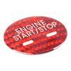 Cadillac XTS 1 x Red Carbon Fiber Engine Start Stop Button Trim (2013-2019)
