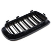 BMW X5 X6 F15 F16 2014-2018 2 x Matte Black Grills Front Kidney Grille
