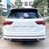 VW Tiguan RLine MK2 (2021-2023) Black Rear Bumper Diffuser Lip