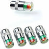 Car Valve Cap With Sensor Indicator, 3-Color Eye