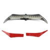Harley Touring FLHX Black Batwing Fairing Brow Accent (1996-2013)