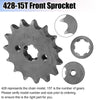 Dirt Bike Mini Bike 15T 17mm Front Engine Sprocket