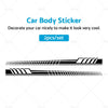 Car Body Stickers Long Stripe Side Skirt Decals