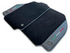 Ferrari F8 Tributo Black Carbon Leather Tailored Carpets Floor Mats