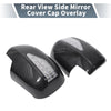 Lexus RX330 RX300 Rearview Mirror Cover Overlay Black Carbon Fiber (2003)