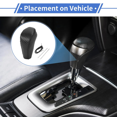 Chevrolet Cruze (2011 - 2015) Carbon Fiber Black Gear Shift Knob Cover