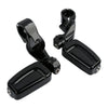 Harley Softail Deluxe 1.25" 32mm Highway Short Angled Mount Foot Pegs