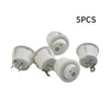MOTORHOME Mini Rocker Switches 5 Pcs White 2-Pin On-Off
