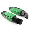 Yamaha FZ1, YZF R3 (2006-2023) - Green CNC Rear Passenger Footrests