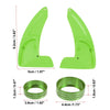 Dodge Charger Green Steering Paddle Shifter & AC Volume Knob Cover Ring Trim