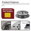 John Deere HPX Rear Wheel Brake Disc Rotor Hub (2008–2018)