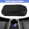 Honda Civic (2012-2015) Black / Red Microfiber Leather Armrest Cover Pad