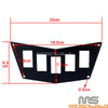 Polaris RZR 800 570 900 XP 5 x Rocker Button Switch Panels (2011-2014)