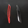 VW Passat B6 Black Carbon Fiber Headlight Eyelid Trim (2005-2010)