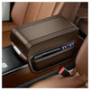 Brown Car Center Console Armrest Cushion Cover Pad Mat Universal