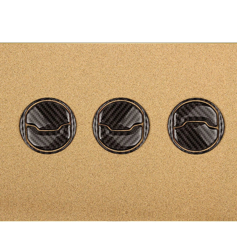 Ford Mustang 2015-2018 Carbon Fiber Center Air Condition Outlet Vent Trim