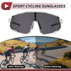Motorcycle Riding Goggles Black Lens White Frame UV400