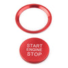 Audi A4L A5 A6L A7 A8 Red Engine Start Button Decorative Ring Cover