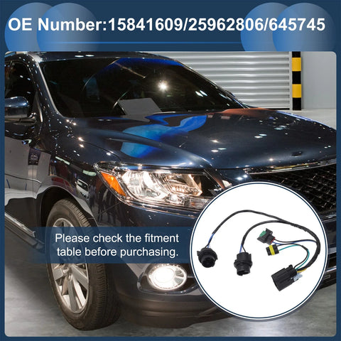 Chevrolet Silverado (1500 / 2500 / 3500) Headlight Wiring Harness (2007-2014)