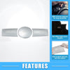 Mercedes-Benz C Class Radio Button Cover Sticker (2015-2023)