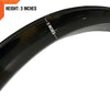 Ford Ranger T6 PX 3" Grey Wildtrak Slim Fender Flares (2012-2014)