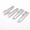 Toyota Land Cruiser Prado 4 x ABS Silver Interior Door Handle Covers (2010-2018)