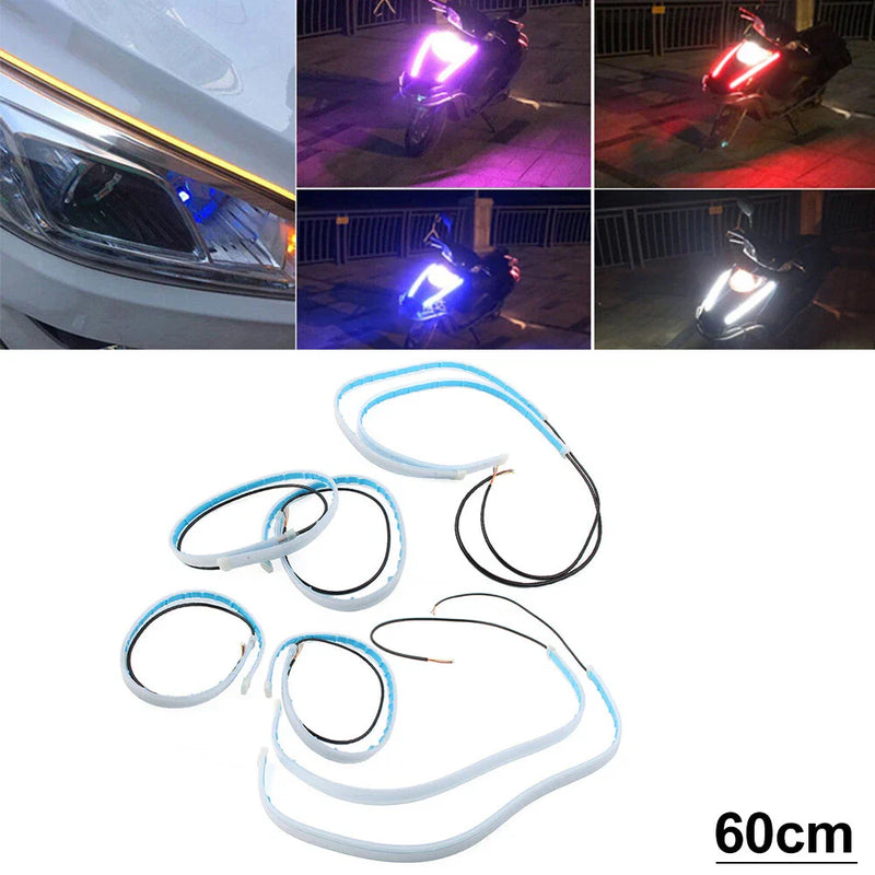 Car 60cm  Sequential DRL LED Strip Signal Lights