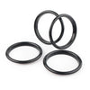 Audi A3 S3 Black 4x Car Air Vent Cover Rings (2012-2019)