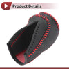 Mazda CX-5 (2013-2014) Black Red Faux Leather Car Gear Shift Knob Cover