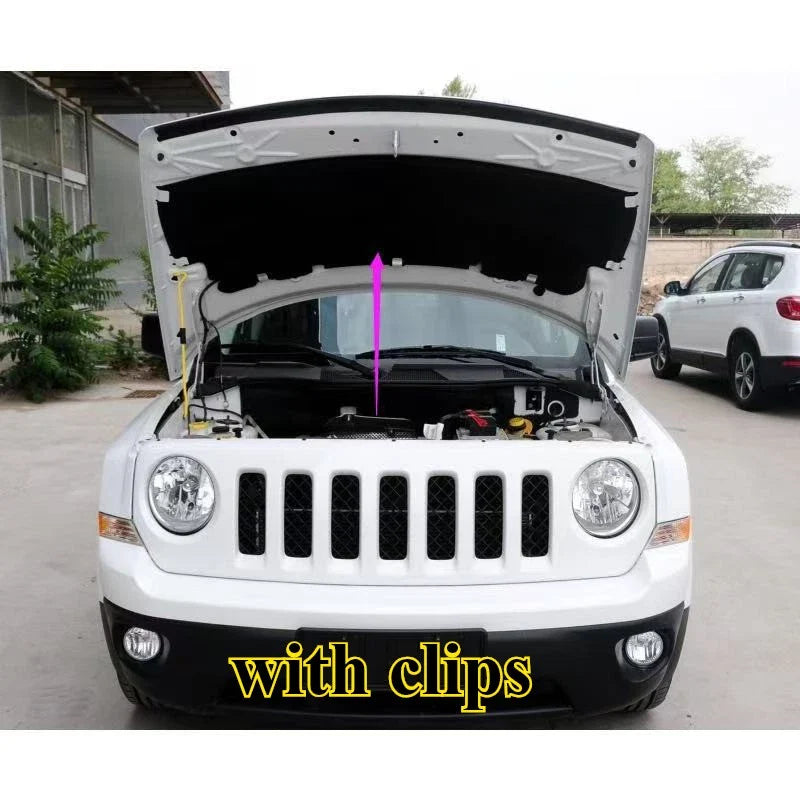 Jeep Compass Black Engine Hood Insulation Pad Heat Shield (2007–2010)