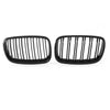 BMW X5 X6 E71 E70 Matte Black Front Kidney Grille Bumper (2007-2013)