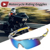 PC Cycling Sunglasses 1 Set Motorcycle Riding Goggles