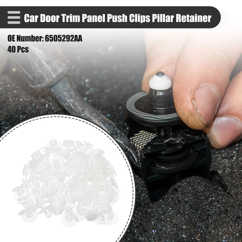 Dodge 40 x Car Door Trim Panel Push Clips