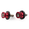 KAWASAKI ZX6R 8MM Red Swingarm Spools Slider Stand Screws (2012-2021)