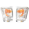 Corner Lamp Turn Light Chrome L+R Fits Toyota HiluxTiger  UTE Pickup 1998-01 D06