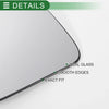 Ford Maverick Left Side White Mirror Glass w/ Back Convex (2022-2023)