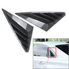 Audi A3 Sedan Carbon Fiber Rear Window Louvers Cover (2021-2024)