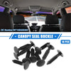 Ford Mustang (2005-2006) Black 10 x Canopy Seal Buckle Clips
