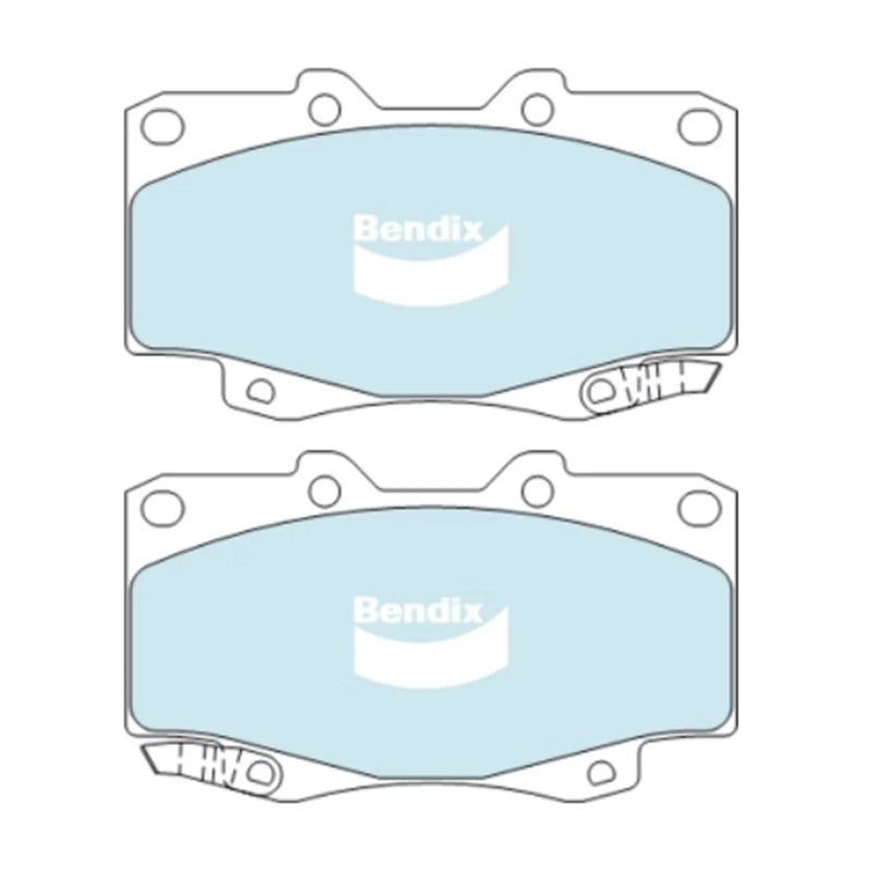 Hilux 4WD Front Disc Brake Pads Set (2005–2016)
